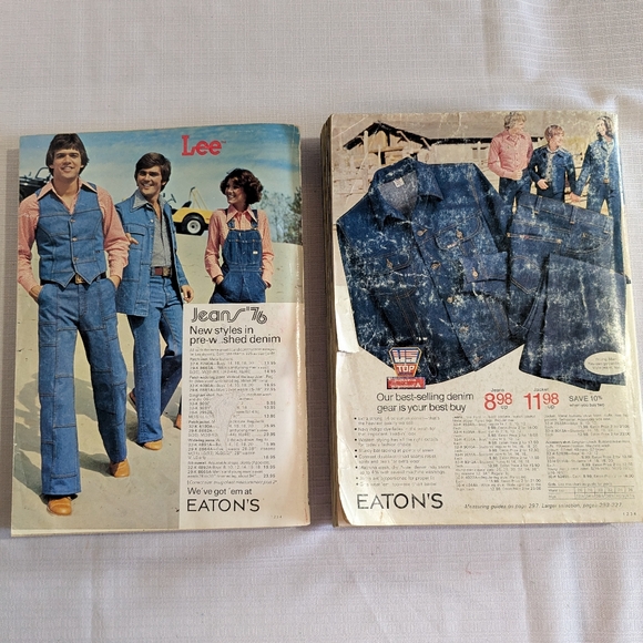 Eaton's 1975 Fall and Winter and 1976 Spring And Summer Catalogues Retro Fashon - Picture 2 of 16